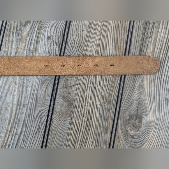 SS Double S Western Children's Leather Belt With Roping Cowboy & Horse Embossed - Picture 11 of 16